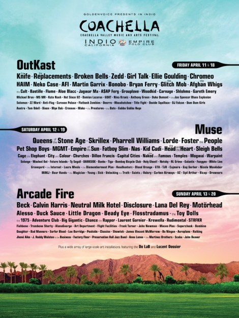 Coachella line up