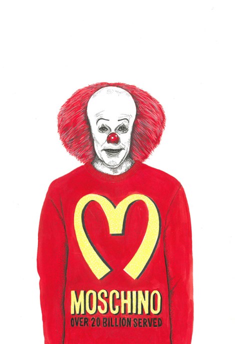 Pennywise in Moschino